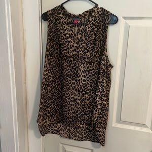 Vince Camuto Cheetah Blouse